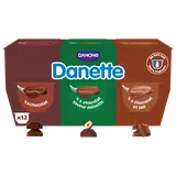 Crème dessert 3 chocolats DANETTE 12x115g