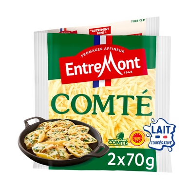 Fromage râpé Comté AOP ENTREMONT - 2X70g