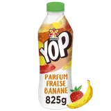 Yaourt à boire panaché banane, fraise YOP - 825g