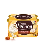 Liégeois Vanille sur lit de caramel VIENNOIS - 4 pots de 100g