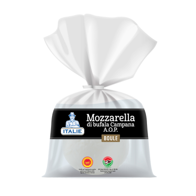 Mozzarella di bufala Campana AOP ALLIANCE EUROFOOD, au lait pasteuriséde bufflonne, 200g
