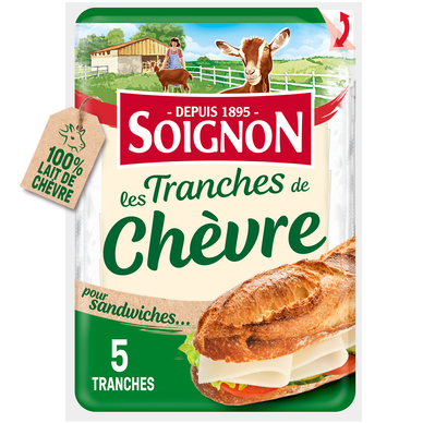 Fromage tranches de Chèvre SOIGNON - 150g