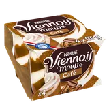 Mousse Liégeoise Café VIENNOIS - 4 pots de 90g