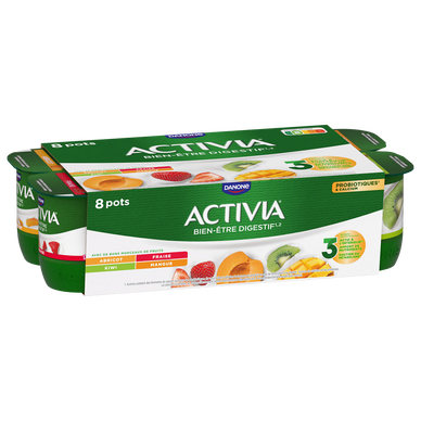 Yaourt aux fruits bifidus ACTIVIA - 8x125g