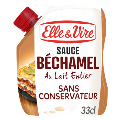 Sauce béchamel au lait entier ELLE&VIRE - poche de 33cl