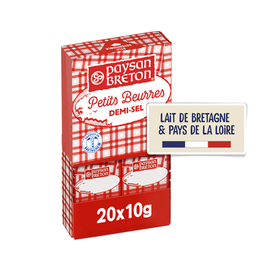 Mini Beurre demi-sel 80%MG PAYSAN BRETON - 20x10g