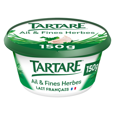 Fromage à tartiner ail et fines herbes TARTARE - 150g