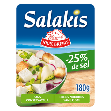 Fromage de brebis -25% de sel SALAKIS - 180g