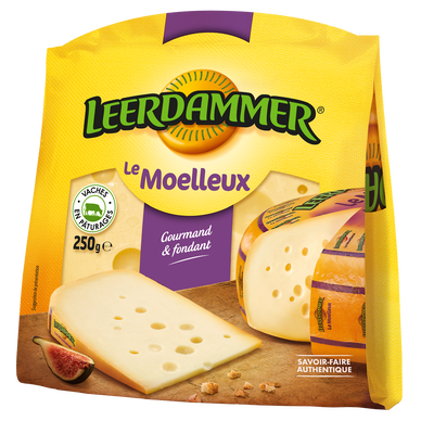 Fromage lait pasteurisé portion le moelleux 31%MG LEERDAMMER 250g