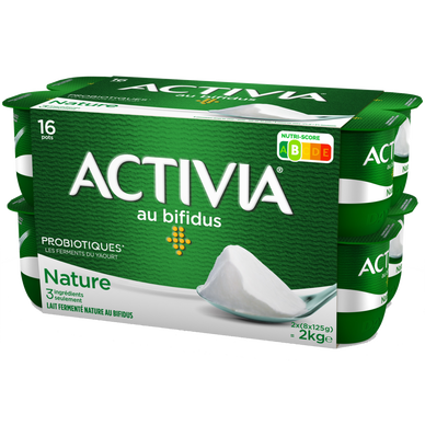 Yaourt nature bifidus ACTIVIA - 16x125g