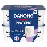 Fromage frais nature le petit protéiné 3,9% mg DANONE - 12x60g