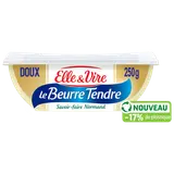 Beurre tendre doux ELLE&VIRE - barquette 250g