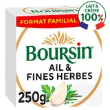 Fromage frais à tartiner Ail et fines herbes  BOURSIN - 250g