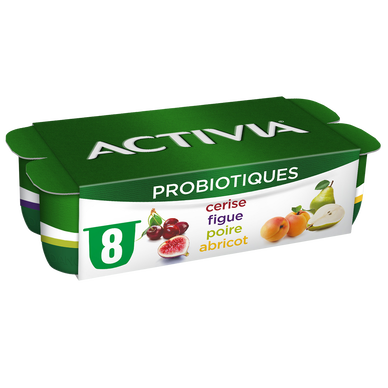 Yaourt aux fruits bifidus ACTIVIA - 8x125g