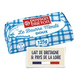 Beurre moulé doux PAYSAN BRETON, 82% de MG, 125g