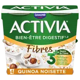 Yaourt céréales bifidus quinoa noisette ACTIVIA - 4x120g