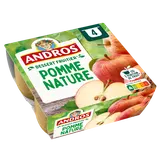 Dessert fruitier Pomme ANDROS - 4 pots de 100g
