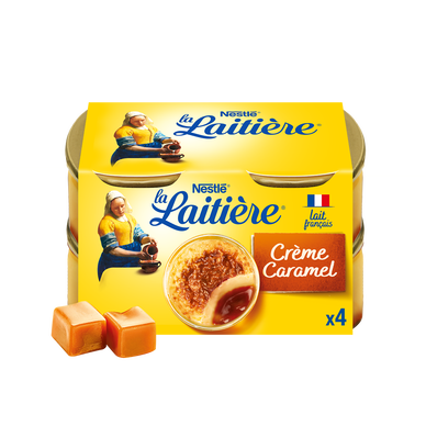 Crème dessert caramel Le Petit Pot de Crème LA LAITIERE - 4x100g