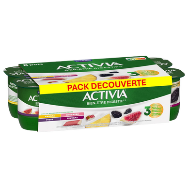 Yaourt aux fruits bifidus ACTIVIA - 8x125g