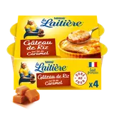 Gâteau de riz sur Lit de caramel LA LAITIERE - 4 pots de 100g