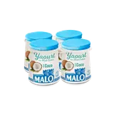 Yaourt au lait entier arômatisé coco, MALO, 4x125g