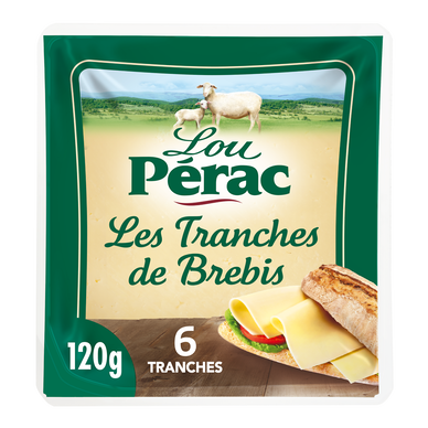 Fromage en tranches Tomme de brebis LOU PÉRAC - 120g