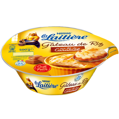 Gâteau de riz au caramel LA LAITIERE - 1 pot de 500g