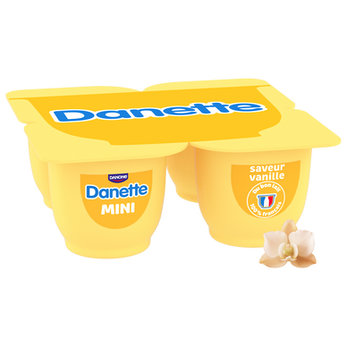 Crème dessert vanille mini DANETTE - 4x70g