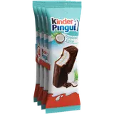 Goûter KINDER Pingui fourré lait et noix de coco x4 120g