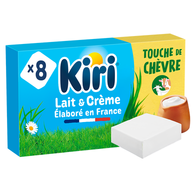 Fromage Enfant Chèvre doux à tartiner KIRI - 8 portions 144g