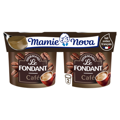 Dessert Fondant Café MAMIE NOVA  -  2 pots de 150g