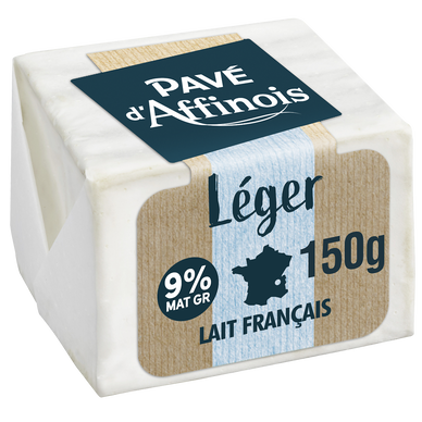 Fromage au lait pasteurisé Léger d'Affinois, 9%MG, 150g