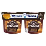 Dessert Fondant Caramel beurre salé MAMIE NOVA  -  2 pots de 150g