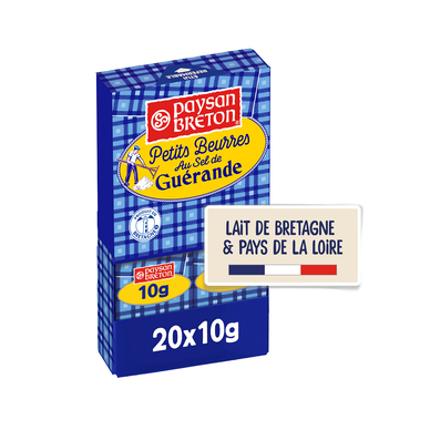 Mini Beurre au sel de Guérande 80%MG PAYSAN BRETON - 20x10g