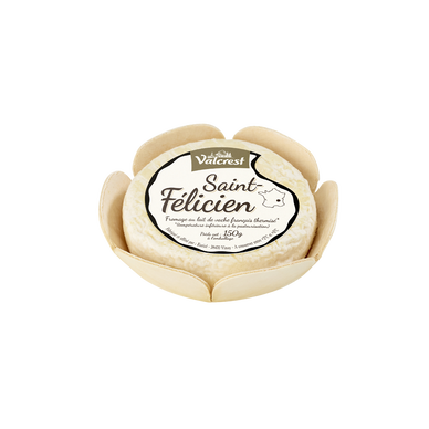 Saint-Félicien coupelle bois, Valcrest, 150g