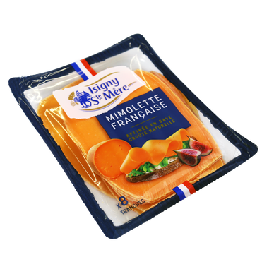 Mimolette française tendre & fruitée au lait pasteurisé ISIGNY SAINTEMÈRE, 24% de MG, 150g