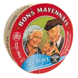 Camembert allégé au lait pasteurisé BON MAYENNAIS, 11%MG, 250g