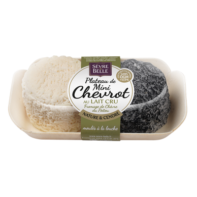 Plateau de fromages de chèvre panachés Mini Chevrots SEVRE ET BELLE, 24% de MG, 160g