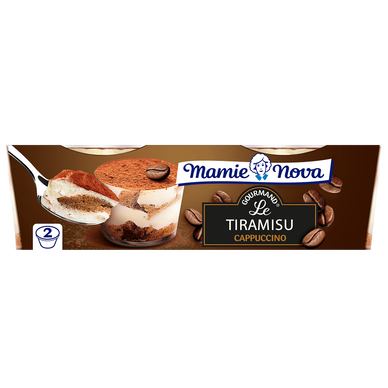 Tiramisu cappuccino 14%mg MAMIE NOVA 2x85g