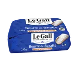 Beurre de baratte à la fleur de sel de Guérande fabrication à l'ancienne LE GALL, 80%mg, 250g