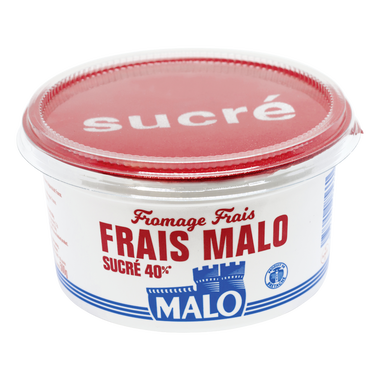 Fromage frais sucré MALO, 7% de MG, pot de 500g