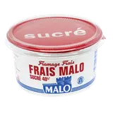 Fromage frais sucré MALO, 7% de MG, pot de 500g