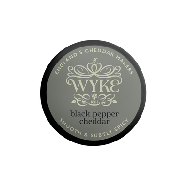 Cheddar poivre noir, affiné 6 mois, Wyke, 100g