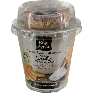 Yaourt au lait entier vanille de Madagascar KER RONAN - 150g