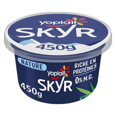 Skyr nature 0%MG riche en protéines YOPLAIT 450g