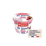Yaourt fruits rouges 6.7%mg PAYSAN BRETON 500g