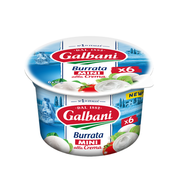 Fromage mini burrata 23%mg GALBANI 180g