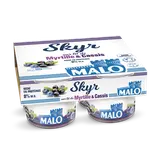 Skyr sur lit myrtille et cassis SAINT MALO 4x100g