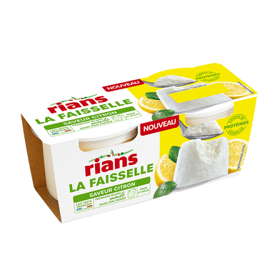 Faisselle saveur citron RIANS 2x100g