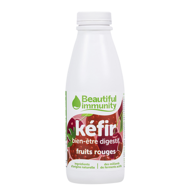 Kéfir fruits rouges bien être digestif BEAUTIFUL IMMUNITY bouteille 500ml